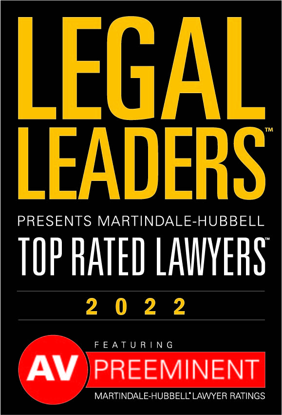 Legal Leaders top Rated Lawyer 2022
