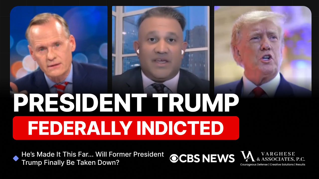 Former President Trump under federal investigation. Vinoo Varghese on CBS News